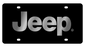 Jeep on Carbon Steel License Plate