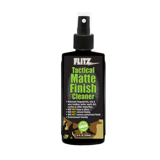 FLITZ TM 81585 Tactical Matte Finish Cleaner (7.6oz Bottle)