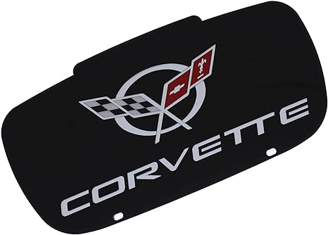 Eurosport Daytona Laser Tag License Plate for Corvette C5 (Black)