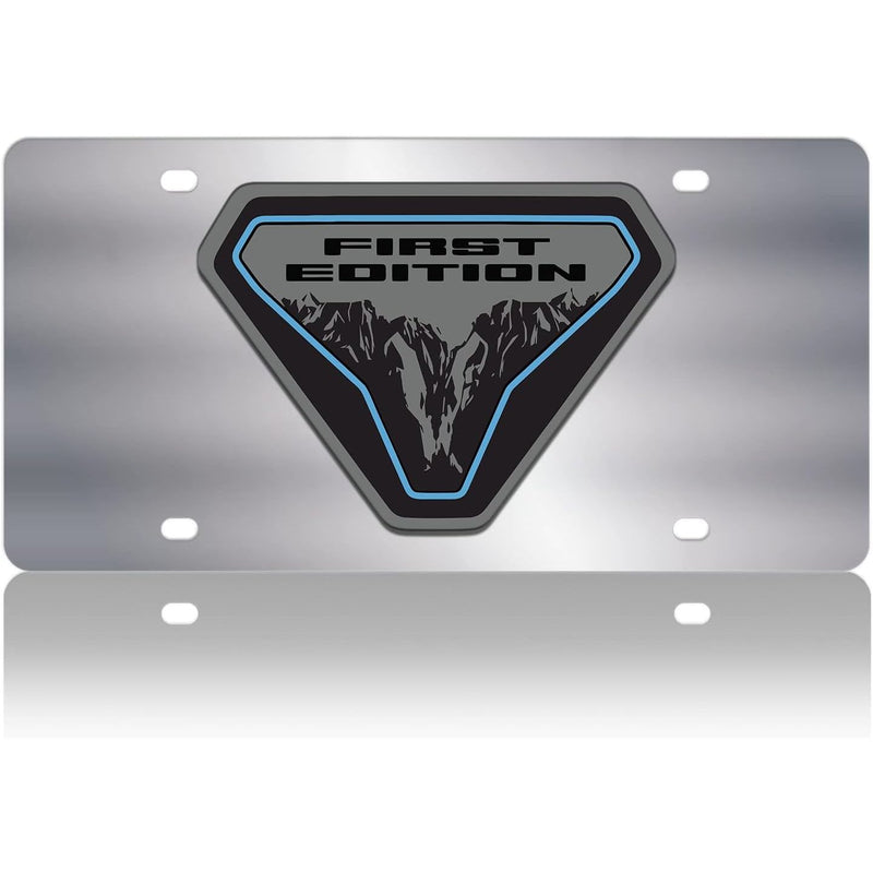 Ford Bronco First Edition, Stainless Steel License Plate