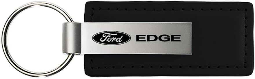 Ford Edge Black Leather Key Chain