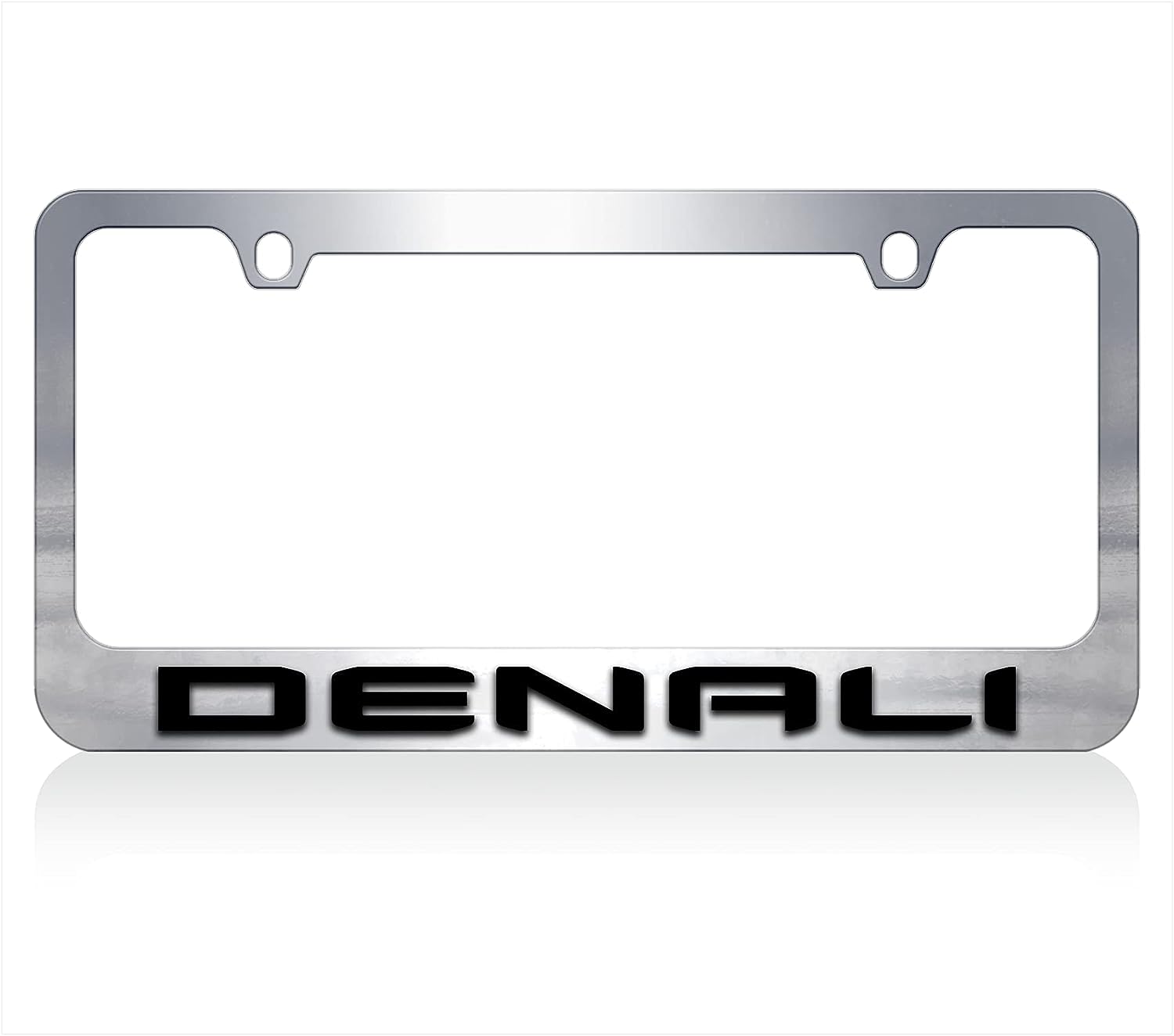 GMC Denali, 2019- Current, Chrome License Plate Frame
