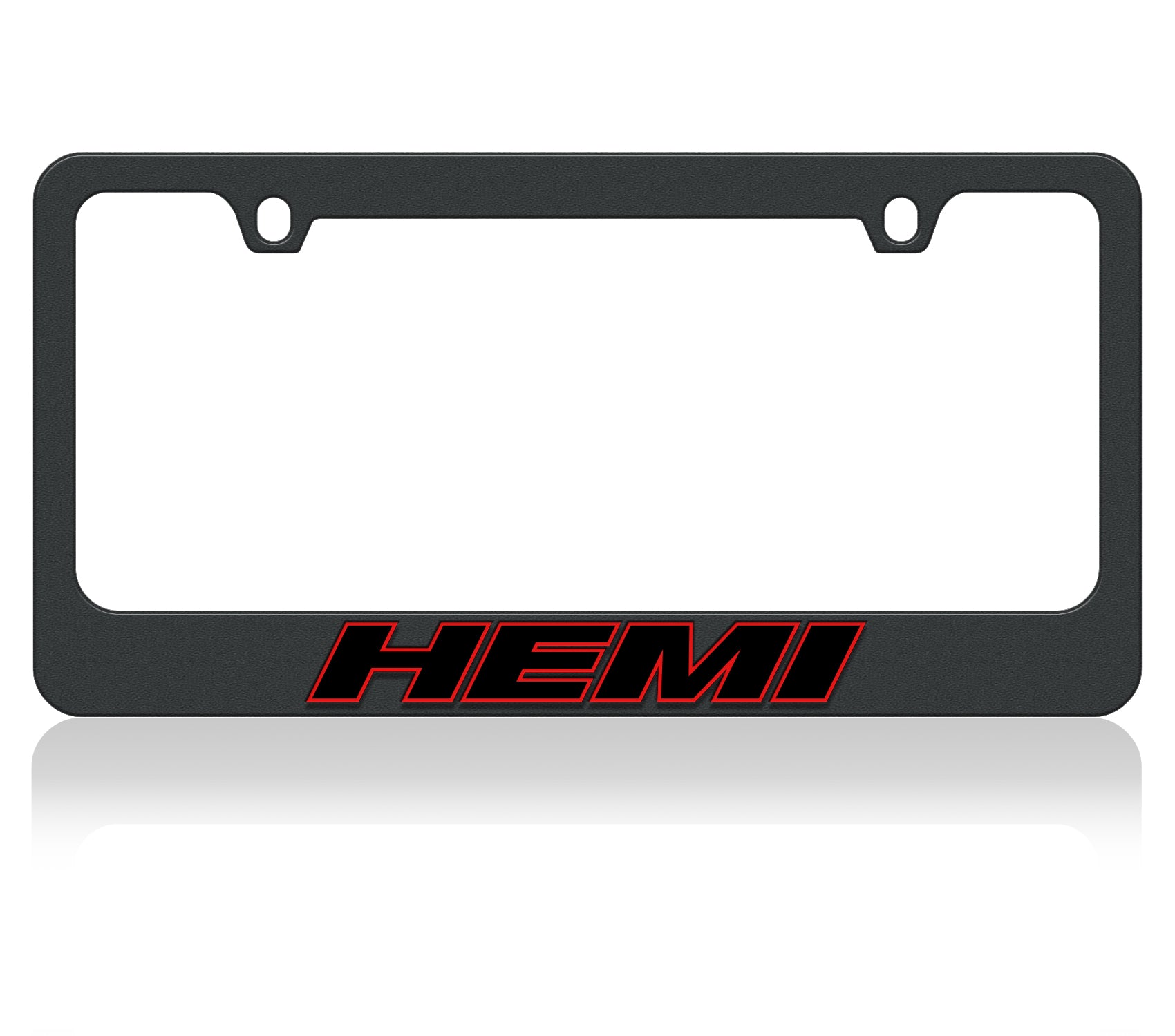 HEMI - Black License Plate Frame