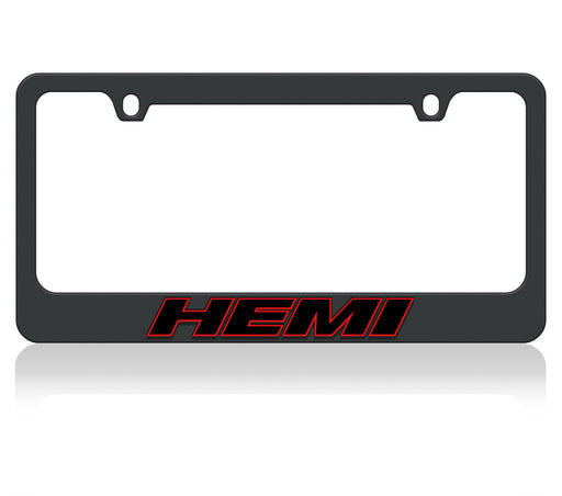 HEMI - Black License Plate Frame