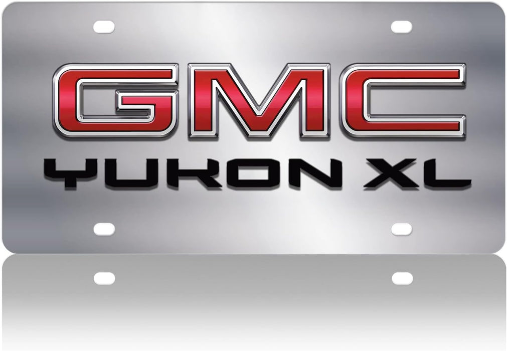 GMC Yukon XL, 2019- Current, Stainless Steel License Plate