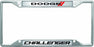 Dodge Challenger Stripes License Plate Frame