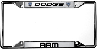 Eurosport Daytona- Compatible with -, Dodge/Ram License Plate Frame