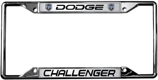 Eurosport Daytona- Compatible with-, Dodge/Challenger License Plate Frame