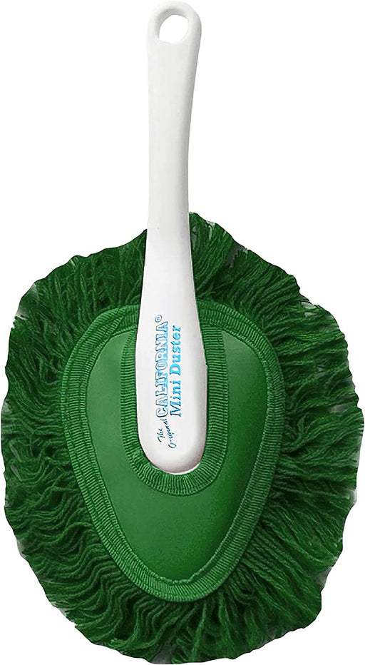 California Mini Duster Green Cotton Mop with Plastic Handle 62451
