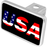 USA Logo Hitch Cover made by Eurosport Daytona