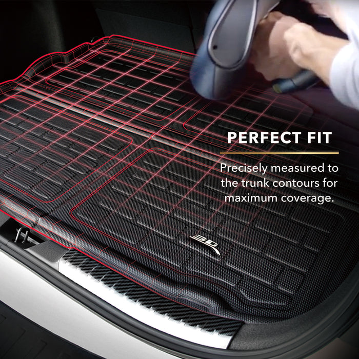 3D MAXpider Custom Fit KAGU Cargo Liner (BLACK) Compatible for BUICK ENVISION 2016-2020 - Cargo Liner