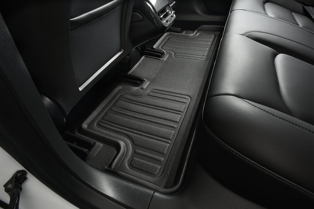 3D MAXpider Custom Fit ELITECT Floor Mat (BLACK) Compatible for KIA EV6 2022-2023 - Full Set