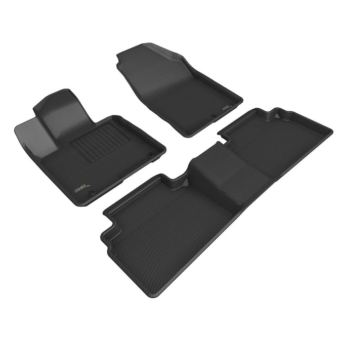 3D MAXpider Custom Fit Floor Liner Mat for HYUNDAI TUCSON GASOLINE 2022-2024 KAGU BLACK R1 R2
