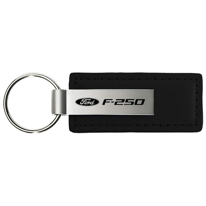 Ford F250 Black Leather Key Chain