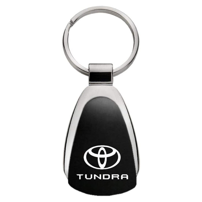 Au-Tomotive Gold Toyota Tundra Black Tear Drop Key Chain Genuine Licensed Product