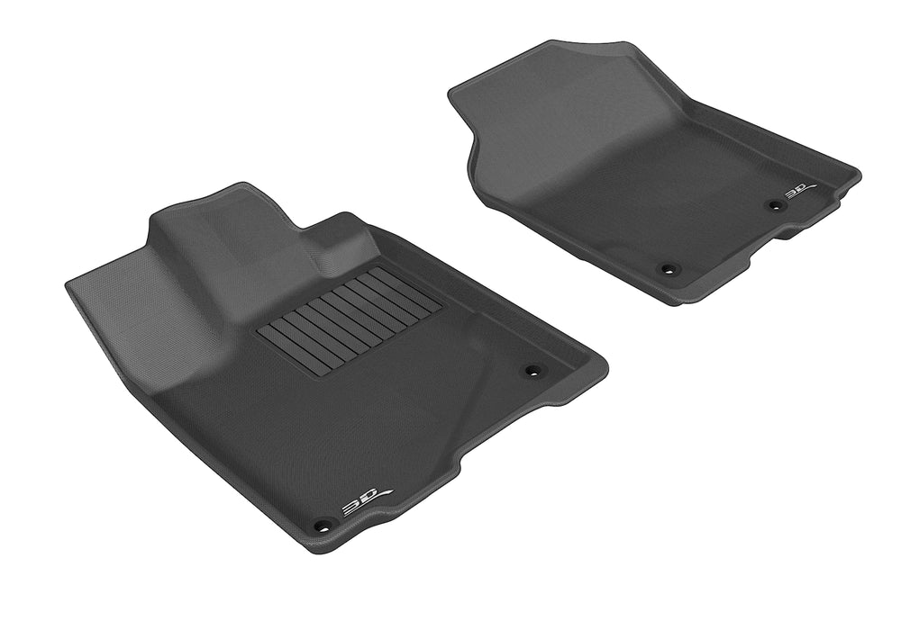 3D MAXpider Custom Fit KAGU Floor Mat (BLACK) Compatible for ACURA RDX 2013-2018 - Front Row