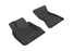3D MAXpider Custom Fit KAGU Floor Mat (BLACK) Compatible for AUDI Q5 (8R)/SQ5 (8R) 2009-2017 - Front Row