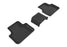 3D MAXpider Custom Fit KAGU Floor Mat (BLACK) Compatible for AUDI Q7/SQ7/Q8/SQ8/RS Q8 2017-2023 - Second Row