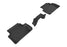 3D MAXpider Custom Fit KAGU Floor Mat (BLACK) Compatible for AUDI A4/A4 ALLROAD/S4/A5/S5/RS5 2017-2023 - Second Row