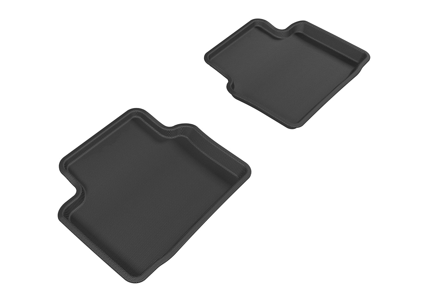 3D MAXpider Custom Fit KAGU Floor Mat (BLACK) Compatible for BUICK REGAL 2011-2017 - Second Row