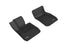 3D MAXpider Custom Fit KAGU Floor Mat (BLACK) Compatible for BMW 3 SERIES SEDAN/GT RWD 2012-2018 - Front Row