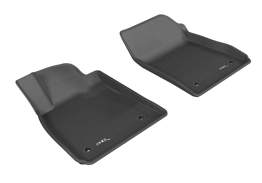 3D MAXpider Custom Fit KAGU Floor Mat (BLACK) Compatible for CHEVROLET IMPALA 2014-2020 - Front Row