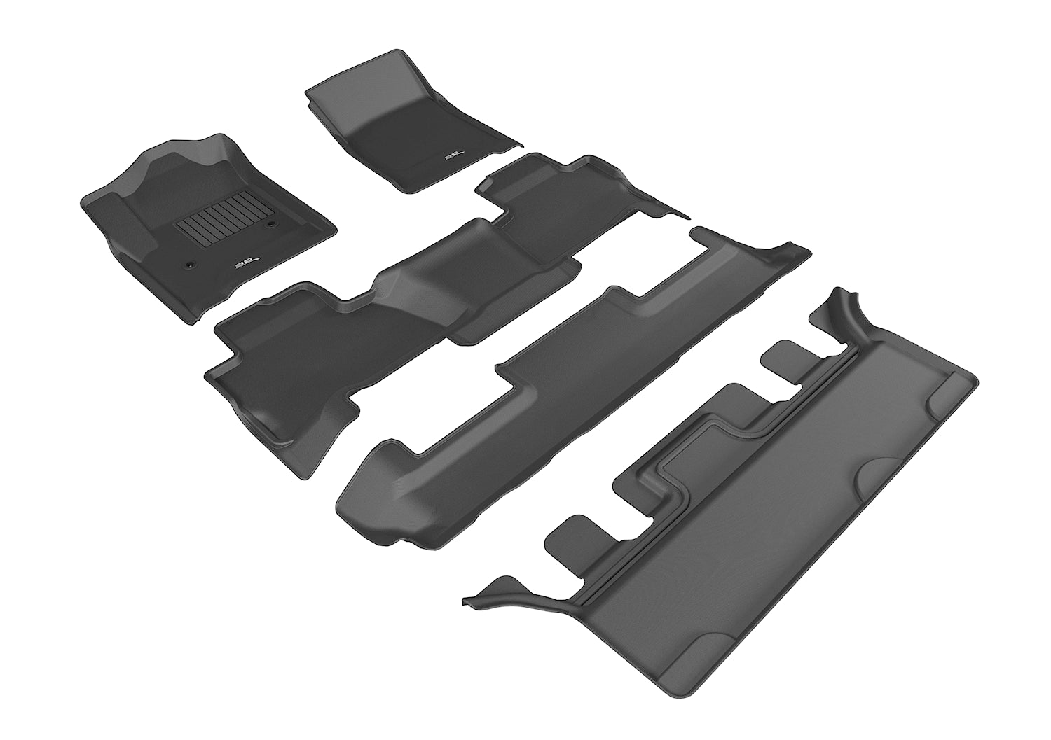 3D MAXpider CHEVROLET TAHOE WITH 7-SEAT 2015-2020 KAGU BLACK R1 R2 R3