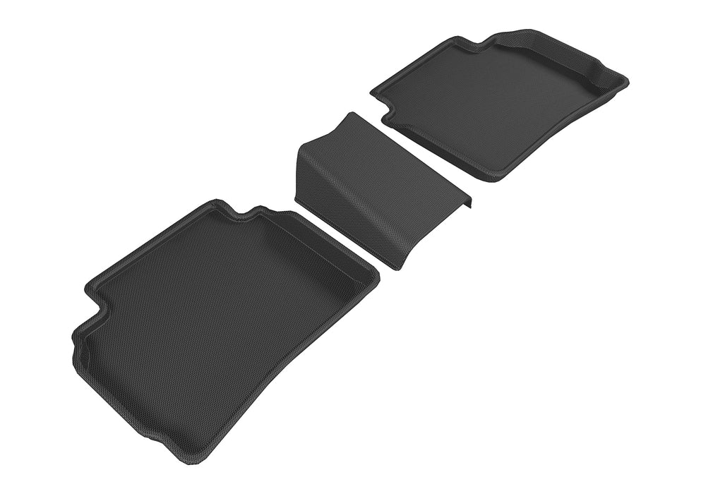 3D MAXpider Custom Fit KAGU Floor Mat (BLACK) Compatible for CHEVROLET MALIBU 2016-2023 - Second Row
