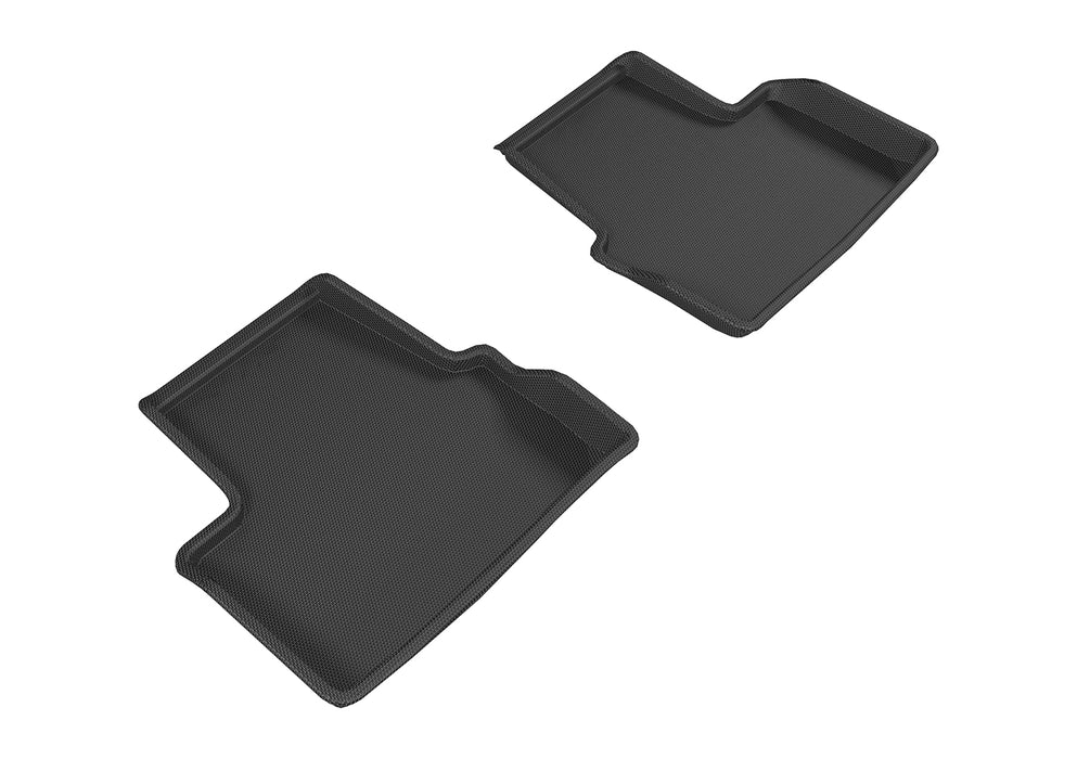 3D MAXpider Custom Fit KAGU Floor Mat (BLACK) Compatible for CHEVROLET VOLT 2016-2019 - Second Row