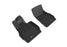 3D MAXpider Custom Fit KAGU Floor Mat (BLACK) Compatible for CHEVROLET CORVETTE (C8) 2020-2023 - Front Row