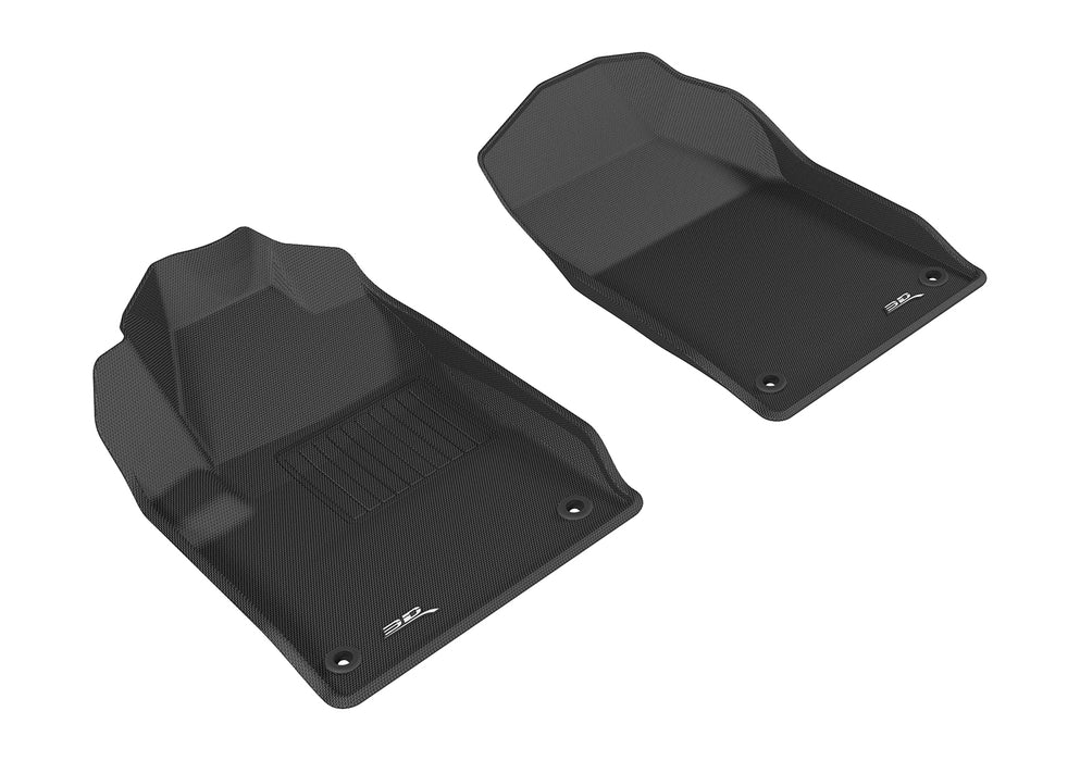 3D MAXpider Custom Fit KAGU Floor Mat (BLACK) Compatible for DODGE DART 2013-2016 - Front Row