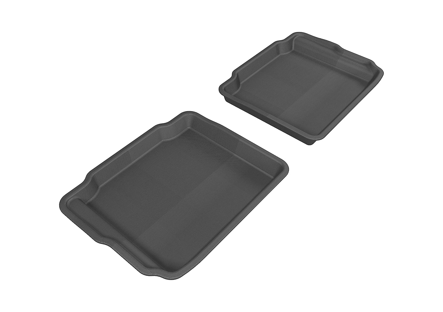 3D MAXpider Custom Fit KAGU Floor Mat (BLACK) Compatible for FORD TAURUS 2010-2019 - Second Row