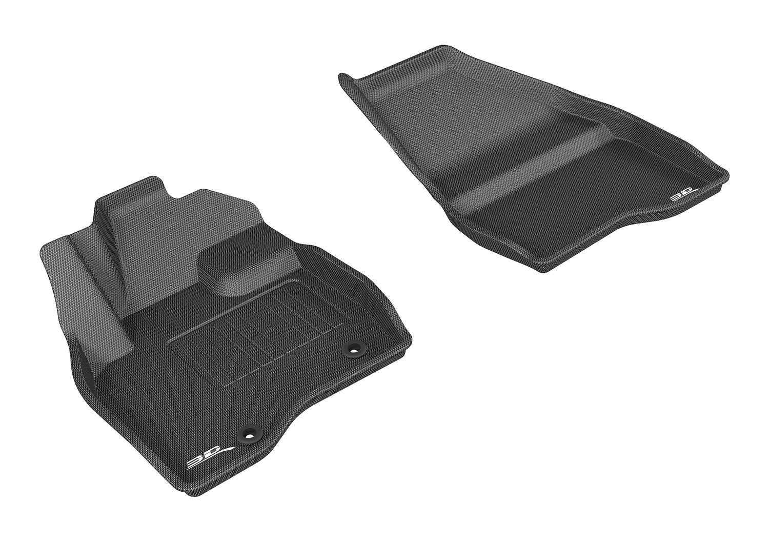 3D MAXpider Custom Fit KAGU Floor Mat (BLACK) Compatible for FORD EXPLORER 2015-2016 - Front Row