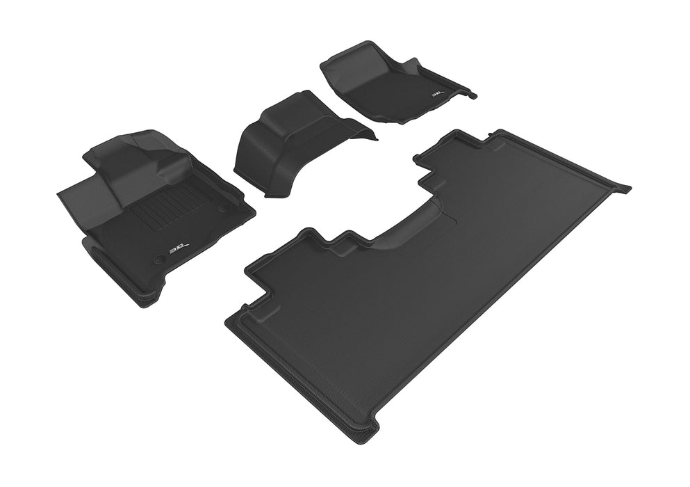 3D MAXpider FORD F-150 2015-2022 SUPERCAB KAGU BLACK R1 R2 (2 EYELETS, NOT FIT 4X4 M/T FLOOR SHIFTER)