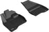 3D MAXpider Custom Fit KAGU Floor Mat (BLACK) Compatible for FORD EXPLORER 2017-2019 - Front Row