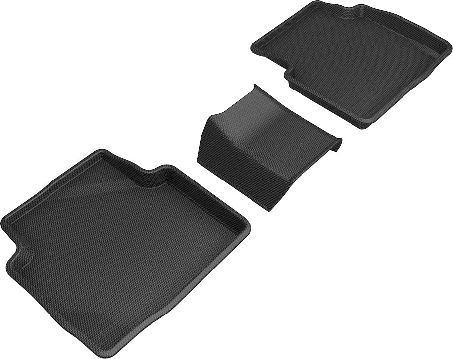 3D MAXpider Custom Fit Floor Liner Mat for FORD ESCAPE GASOLINE 2020-2024 KAGU BLACK R2 (3PCS)