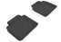 3D MAXpider Custom Fit KAGU Floor Mat (BLACK) Compatible for HONDA ACCORD SEDAN 2008-2012 - Second Row