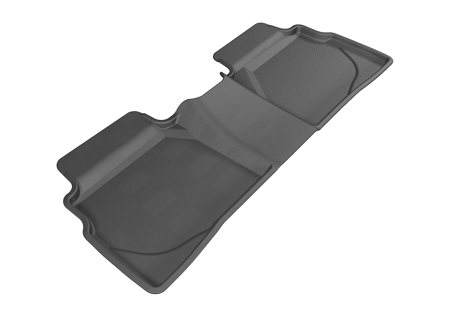 3D MAXpider Custom Fit KAGU Floor Mat (BLACK) Compatible for HYUNDAI SONATA/2015 SONATA HYBRID 2011-2015 - Second Row