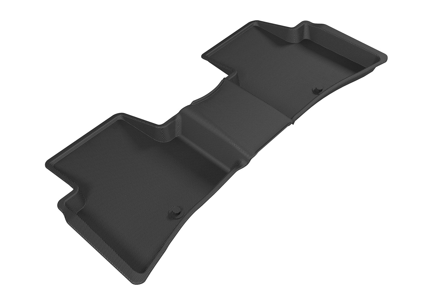 3D MAXpider Custom Fit KAGU Floor Mat (BLACK) Compatible for HYUNDAI TUCSON 2016-2021 - Second Row