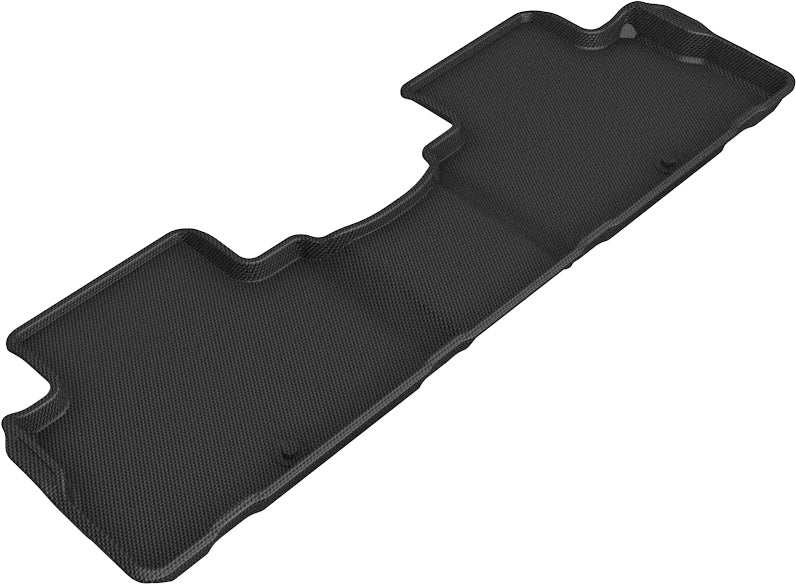 3D MAXpider Custom Fit KAGU Floor Mat (BLACK) Compatible for HYUNDAI PALISADE 2020-2023 - Second Row