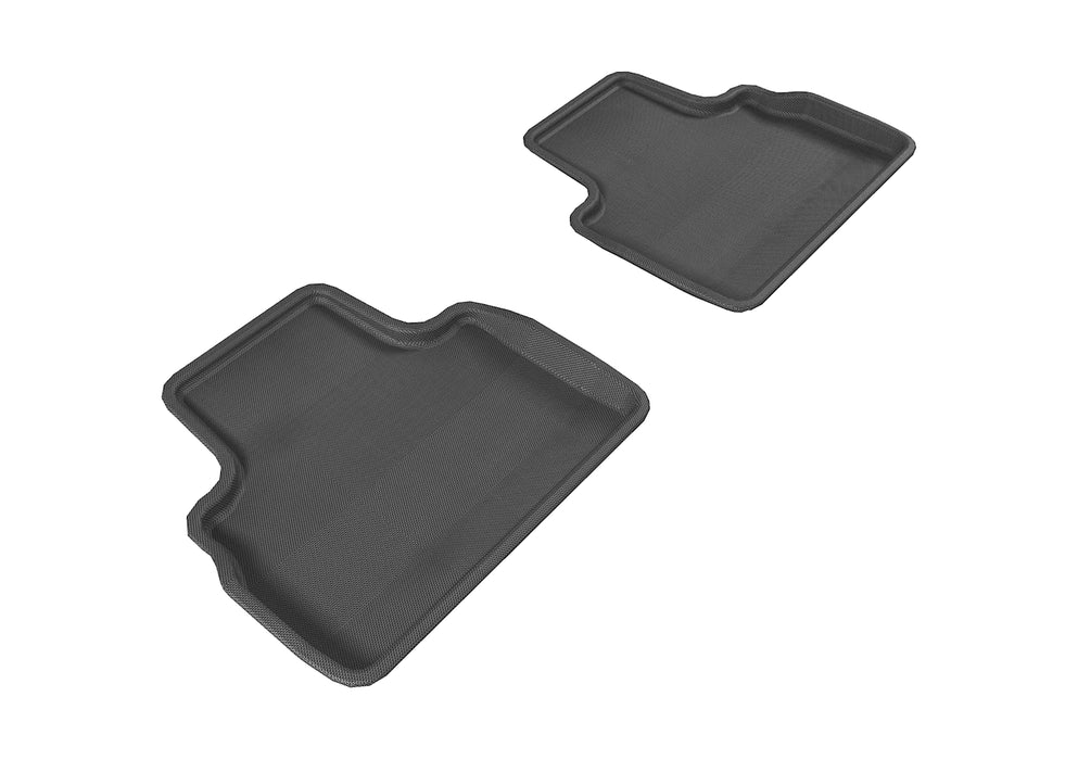 3D MAXpider Custom Fit KAGU Floor Mat (BLACK) Compatible for INFINITI QX70/FX35/50/50S 2009-2017 - Second Row