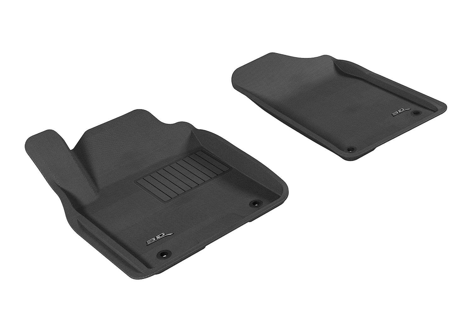 3D MAXpider Custom Fit KAGU Floor Mat (BLACK) Compatible for INFINITI QX80/QX56 2011-2022 - Front Row