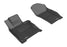 3D MAXpider Custom Fit KAGU Floor Mat (BLACK) Compatible for INFINITI Q50 2014-2017 - Front Row