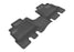 3D MAXpider Custom Fit KAGU Floor Mat (BLACK) Compatible for JEEP WRANGLER JK UNLIMITED 2014-2018 - Second Row