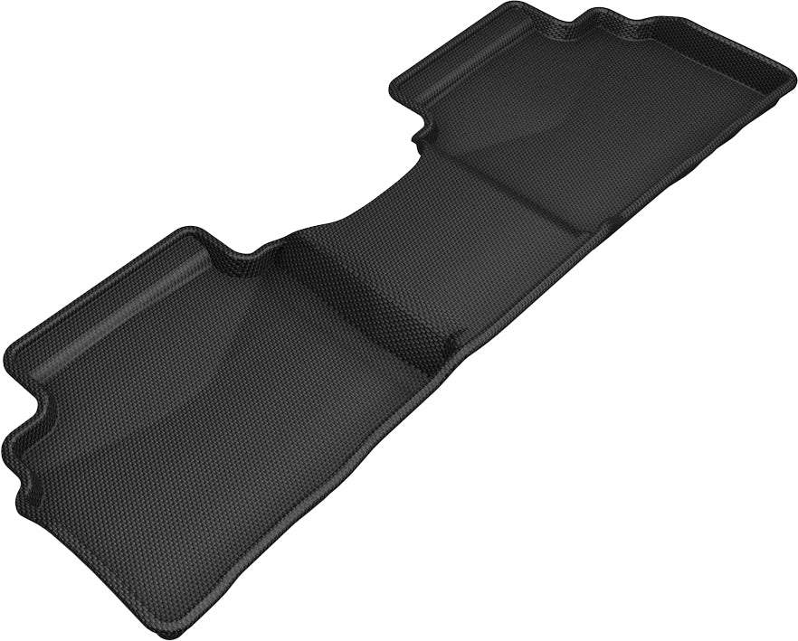 3D MAXpider Custom Fit KAGU Floor Mat (BLACK) Compatible for KIA FORTE 2019-2023 - Second Row