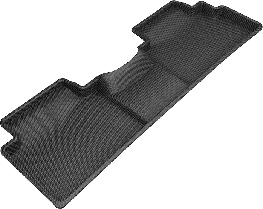 3D MAXpider Custom Fit KAGU Floor Mat (BLACK) Compatible for KIA SOUL 2020-2024 - Second Row