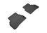 3D MAXpider Custom Fit KAGU Floor Mat (BLACK) Compatible for MERCEDES-BENZ C-CLASS SEDAN 2015-2021 - Second Row