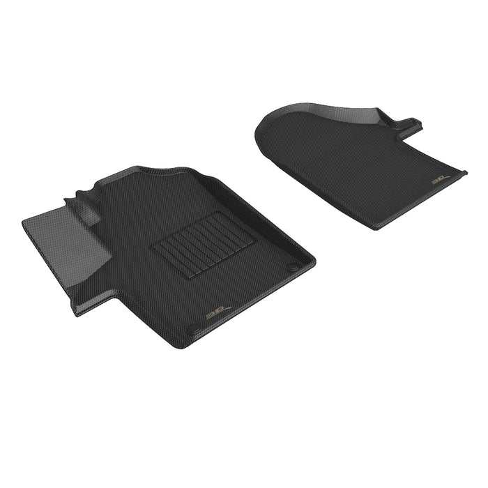 3D MAXpider Custom Fit KAGU Floor Mat (BLACK) for MERCEDES-BENZ METRIS 7/8 SEATER (W447) 2015-2023 - Front Row