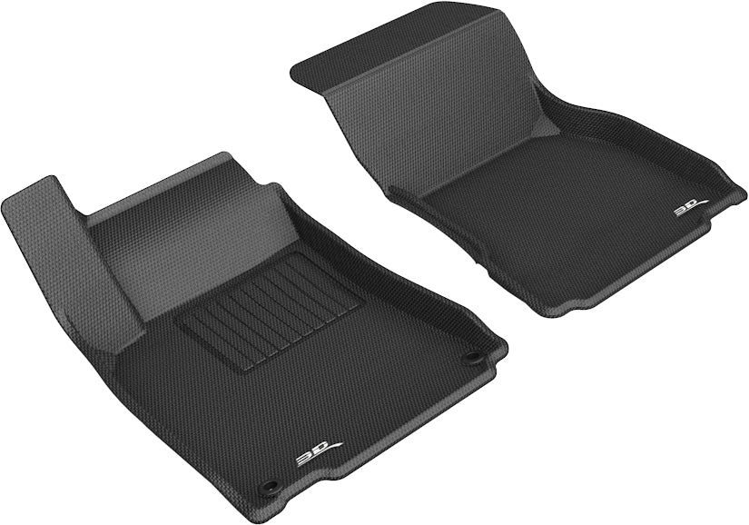 3D MAXpider Custom Fit KAGU Floor Mat (BLACK) for MERCEDES-BENZ A/GLA/GLB-CLASS/CLA 250 COUPE 2019-2022 - Front Row