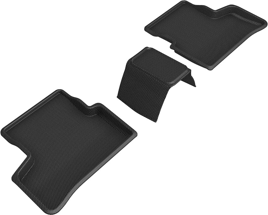 3D MAXpider Custom Fit KAGU Floor Mat (BLACK) Compatible for MERCEDES-BENZ GLA 250/AMG GLA35/45 2021-2023 - Second Row